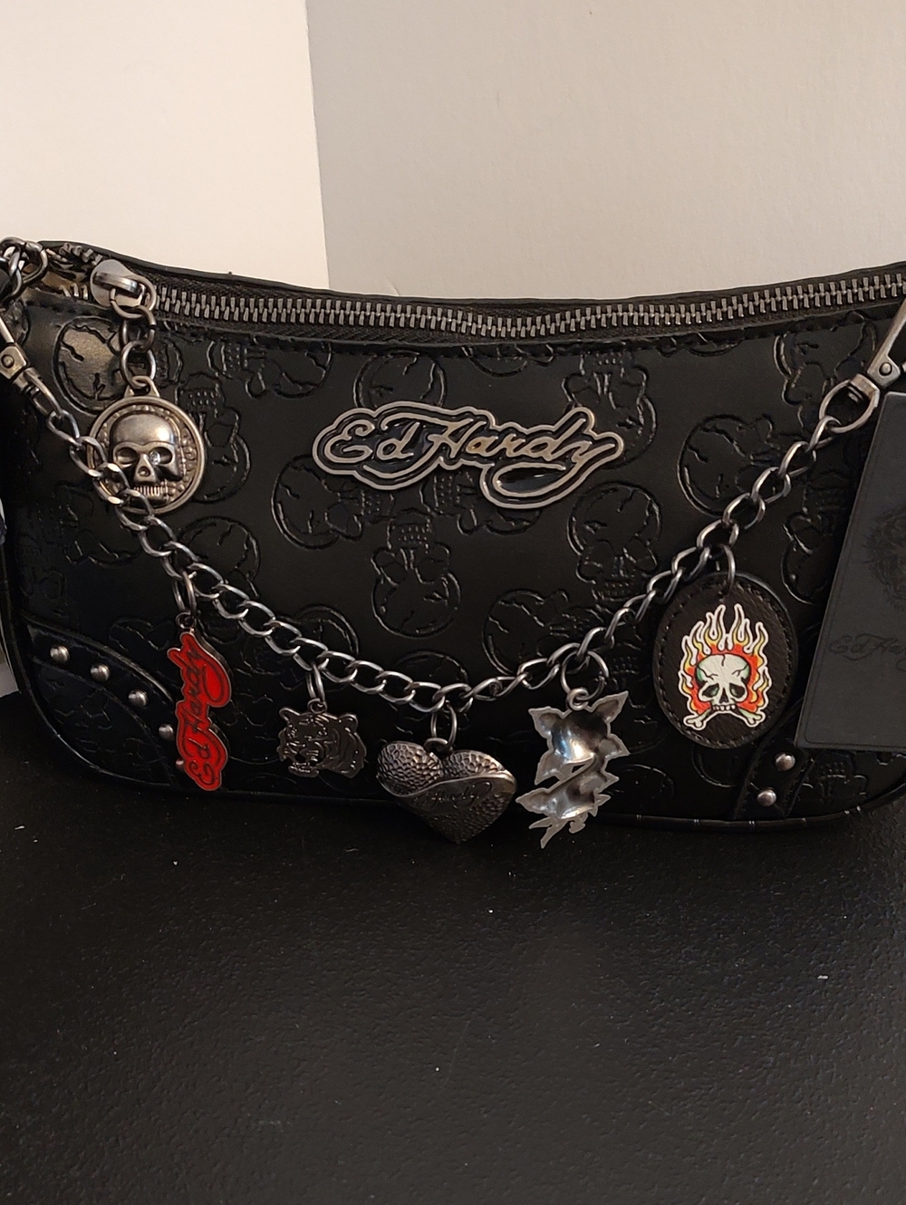 Ed Hardy Crossbody And Scarf
